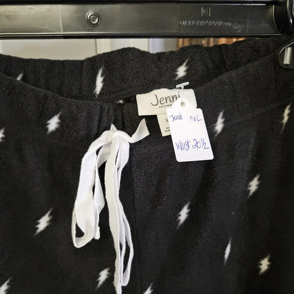 NWT Jenni lightening bolt fleece pants - Picture 4 of 5